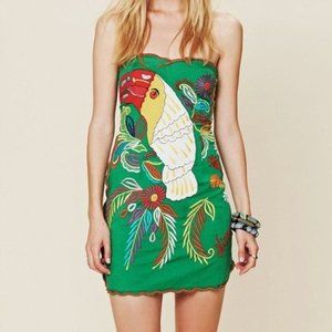 Free People New Romantics Parrot Bay Tube Dress